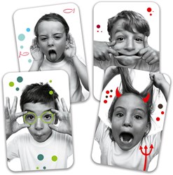 Djeco Kartenspiel Grimaces - lustiges Gesellschaftsspiel für Kinder
