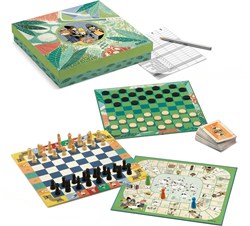 Djeco klassisches Spielbox - 20 klassische Brettspiele FSC MIX