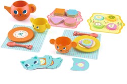 Djeco Küchenspielzeug Chats gourmands - FSC 100% Holzspielset