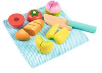Djeco Holz Picknickset Spielzeug - FSC 100% - pädagogisches Rollenspiel-2