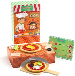 Djeco Spielzeug Pizza Set - Roberto Pizza - Nachahmungsspielzeug