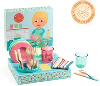 Djeco Spielgeschirr Set - Holzspielzeug für Kinderküche