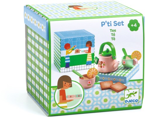 Djeco Teeservice Spielset - Holz Teeset FSC 100% - Rollenspiel-3