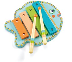Djeco Xylophon - FSC 100% Holz Musikinstrument für Kinder