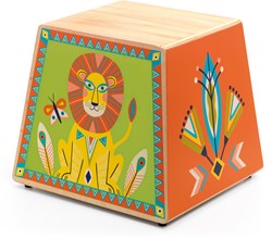 Djeco Holzcajon Musikinstrument für Kinder animambo