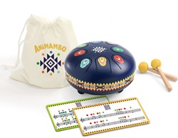 Djeco Musikinstrument ANIMAMBO Metall-Tongue Drum für Kinder