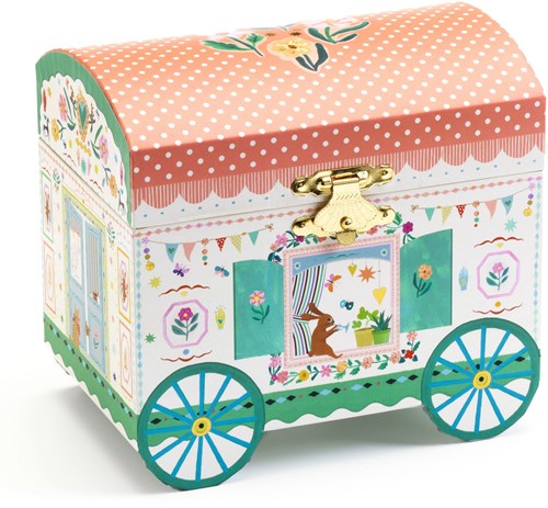 Djeco Holzspielzeug Wohnwagen - Roulotte enchantée FSC MIX-2