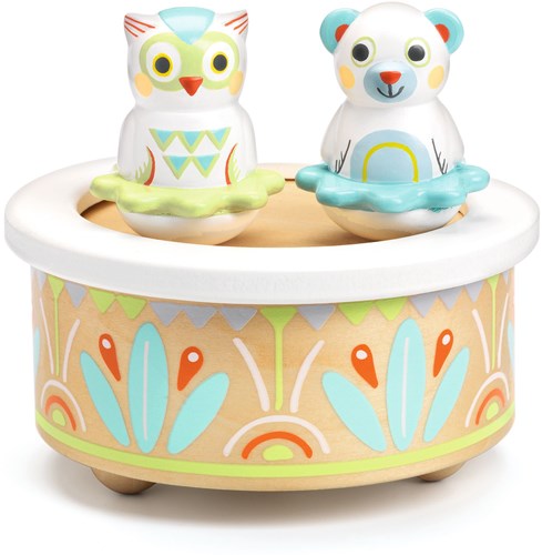 Djeco Musikspieluhr BabyMusic FSC Holz Musikspielzeug