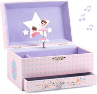 Djeco Musik Schmuckkästchen Ballerina - rosa lila Aufbewahrung