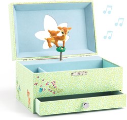 Djeco Musikschatulle Schmuckkästchen Bambi - FSC MIX - Geschenk für Kinder