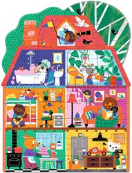 Djeco Puzzle Haus p'tits copains - 36 Teile - FSC MIX Karton