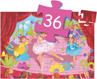 Djeco Puzzle Ballerina Blume - 36 Teile FSC Karton Kinderpuzzle-2