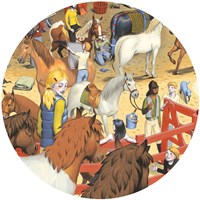 Djeco Puzzle Pferdereiten - Beobachtungspuzzle 200 Teile mit Poster-3