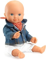 Djeco Puppenkleidung - blaue Jacke für Puppen - Djeco Spielzeugjacke-3