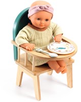 Djeco Zubehör Holz Puppenstuhl FSC 100% Babyzimmer-2