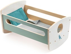 Djeco Schaukelbett Blue Night - Holz Puppenbett FSC
