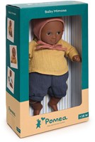 Djeco Puppen 32 cm Babypuppe Mimosa - weiche Puppe mit Schlafaugen-3
