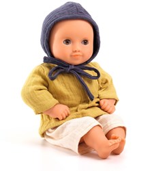 Djeco Puppen Babypuppe Camomille 32 cm mit weichen Vinylarmen