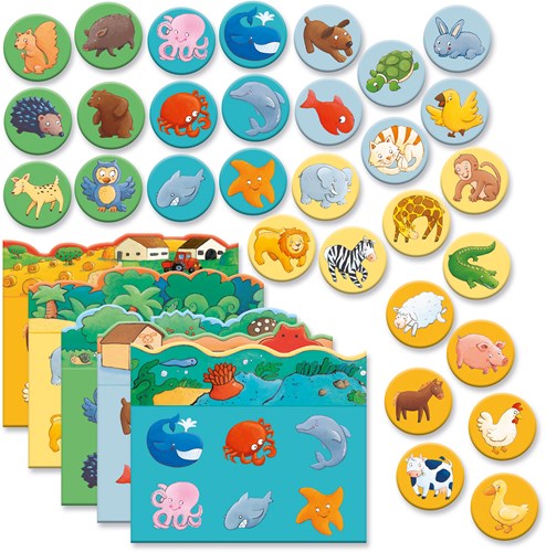Djeco Lernspiel Tiere - Loto animaux - FSC MIX-2