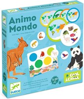 Djeco Lernspielzeug Animo Mondo - cool school Tierspiel-3