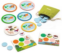 Djeco Lernspielzeug Animo Mondo - cool school Tierspiel-2