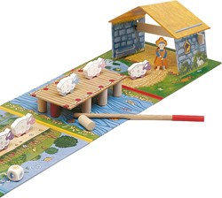 Djeco Spiel Hop! Hop! Hop! - kooperatives Brettspiel für Kinder