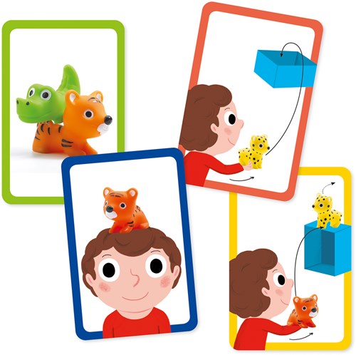 Djeco Kinderspiel Little Action - Aktionsspiel für Kleinkinder