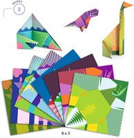 Djeco Origami Dinosaurier Bastelset - FSC Papier - Kreative Aktivität-2