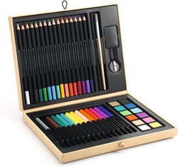 Djeco Farben Color box - kreative Mal- und Zeichenkoffer für Kinder