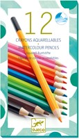 Djeco Aquarellstifte 12 Stück - Farbstifte FSC Holz Set-3