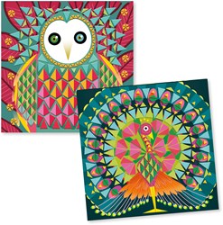 Djeco Mosaik Coco - Kreatives Bastelset für Kinder