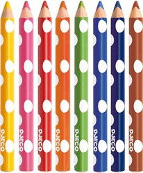 Djeco Buntstifte 8 Stück für Kinder - FSC Holz