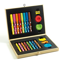 Djeco Farben Box of Colors kreative Malset für Kinder