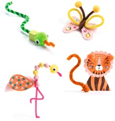 Djeco Bastelbox Jungle Tiere Kreation FSC MIX - Bastelset