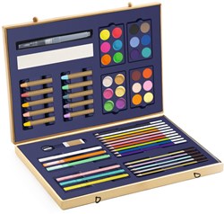 Djeco Farben Sparkling Box of Colours - Kreatives Bastelset für Kinder