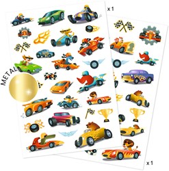 Djeco Tattoo Spielzeug Bolides - temporäre Tattoos für Kinder