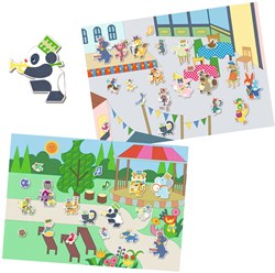 Djeco Musikinstrument Spielzeug Fanfare - buntes Spielvergnügen