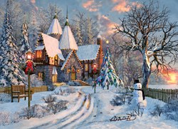 Eurographics Puzzle Dominic Davison Weihnachts-Legespiel 1000 Teile Karton