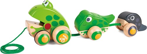 Hape Nachzieh-Froschfamilie