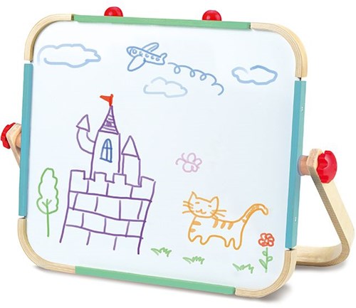 Hape tragbares Kunststudio Holz Staffelei magnetisch