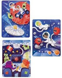 Hape Weltraum Puzzle Space Adventure - Lernspielzeug für Kinder