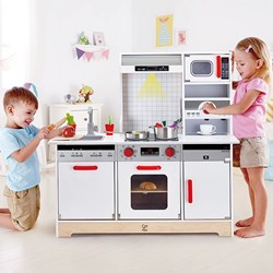 Hape Holz Spielküche All-in-1 - Kinderküche mit Zubehör