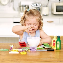 Hape Holz Salat Spielset - 39-teilig - pädagogisches Spielzeug