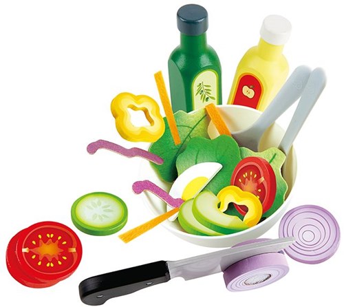 Hape Holz Salat Spielset - 39-teilig - pädagogisches Spielzeug-3