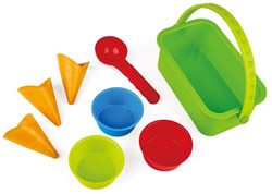 Hape Eiscreme Shop Strandspielzeug Set - Sandformen - kreatives Spielen