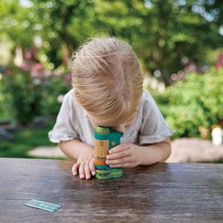 Hape tragbares Mikroskop Feldmikroskop Spielzeug für Kinder
