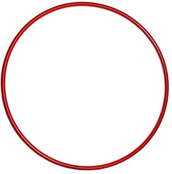 Pre-Sport Hula Hoop für Kinder - Rot - 62cm - Kunststoff Spielzeug