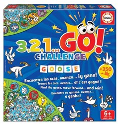 Educa Lernspiel 3,2,1 GO CHALLENGE GANS Karton Kinder