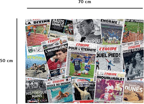 Nathan Die Emblematischen Titelseiten / L'Equipe - 1000 Teile-2