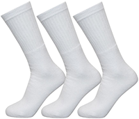 Exceptio Sportsocken weiß 3er Pack - bequeme Crew Socken